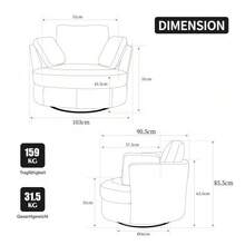 Chenille Sofa - Grey - View 2
