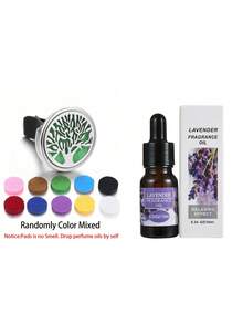 1 Set, Difusor de Coche Colgante, Difusor de Aceite Fragante de Clip para Coche, Ambientador de Rejilla de Ventilación de Coche, Incluye 10 Almohadillas de Aroma Mixtas, Nuevo Modelo, Regalo, Difusor de Coche + Set de Aceites Esenciales, Regalo de Cumpleaños/Graduación - Multicolor - Ver 25