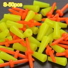 50 Pieces Per Box Rock Sea Fishing Anti Wind Bar Cara Rod Bobber Float Stoppers Fishing Tackle Fishing Float Stoppers Tool Accessories - Multicolor - View 12