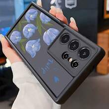 1个蓝色郁金香TPU防震手机壳，加厚防滑保护套，兼容华为、荣耀、Galaxy S26、S26 Plus、S26 Ultra， - 黑色 - 查看 3