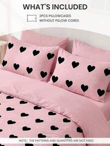 1pc/2pcs Printed Pillowcase, Without Pillow Insert, Daily Polyester Soft & Skin-Friendly Pillowcase, Comfortable Home Textile, Suitable For Living Room, Bedroom, Outdoor, Sofa Decor, Oeko-Tex Certified - Multicolor - View 5
