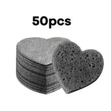 100% Natural Compact Facial Cleansing Sponge, Suitable For Exfoliating, Makeup Removal And Face Washing, Ideal For Beauticians - Pink - View 26