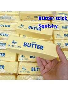 Soft Butter Stress Toy - Moist & Stretchy Fidget Stick For Anxiety Relief & Focus - Multicolor - View 2