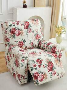 Vỏ bọc ghế bập bênh/sofa bằng lụa sữa co giãn, in họa tiết cây cỏ và hoa lá, thích hợp cho phòng khách và phòng học, sử dụng được quanh năm. - Nhiều màu - Xem 9