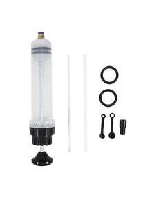 1 Set Manual Automotive Brake Fluid Extractor, Auto Oil Change Injection Pump With Hose, Fuel Suction And Liquid Refilling Fluid Extractor Pump, Automotive Liquid Transfer And Dispensing Pump, Manual Type Car Pump - A - View 10