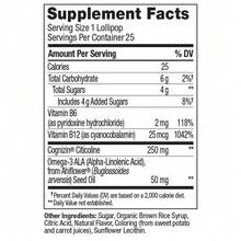 OLLY Focus Buddies L'OLLY Pops, Cognizin, Vitamins B6 And B12, Omega-3 ALA, Kids 4+ Dietary Supplement, Watermelon Strawberry Flavored, 25 Count - 25 Count - 查看 7