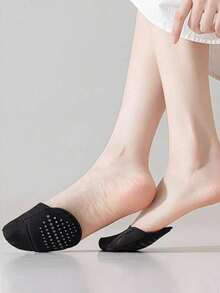 1/4 Pairs Women Anti-Skid Forefoot Invisible Thin Half-Toe Socks, Low-Cut Casual Socks, Summer - Multicolor - View 6
