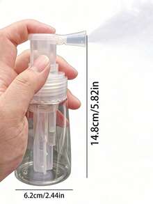 1 chai xịt nhựa trong suốt đa năng, thích hợp dùng cho xịt mỹ phẩm, xịt bột, xịt gia vị, dùng trong nhà bếp, trang điểm, dược phẩm, xịt dạng lỏng, xịt dạng hạt rắn, đồ dùng nhà bếp, đồ dùng phòng tắm. - Nhiều màu - Xem 7