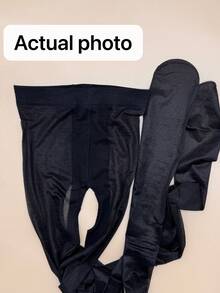 1 đôi tất nữ gợi cảm không đáy - màu đen - Xem 6