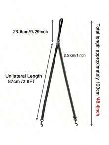 LilaBini 2-Point Control Dog Leash, Can Be Used With Anti-Pull Chest Harness, Thick Reflective Traction Rope, Dog Training Leash, Convertible To Single Rope, Suitable For Medium To Large Dogs - Multicolor - View 4