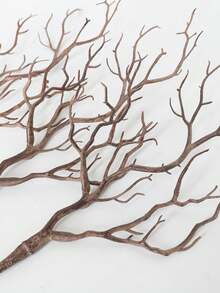 5/3pcs Artificial Coral Branches And Small Twigs, Suitable For Wedding Bouquet Decor, Living Room Decor, And Garden Party Decor - Multicolor - View 4