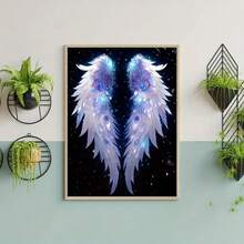 5D Diamond Painting Kit - Full Round Diamond, Wing Pattern, Acrylic Craft Set For Home Decor, Frameless Diamond Painting Gift Set - round diamond - View 13