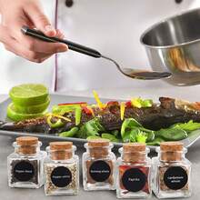 6/12/24/48个装方形玻璃瓶带盖，小玻璃罐，多用途迷你试管，适用于糖果、药水、香料、DIY工艺品、礼品、生日、婚礼和派对 - 彩色 - 查看 3