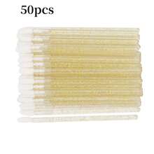 500/3000/100/50Pieces Disposable Lip Brushes Premium Lipstick Gloss Wands Applicator Makeup Tool Kits (Gold) - Gold - View 11