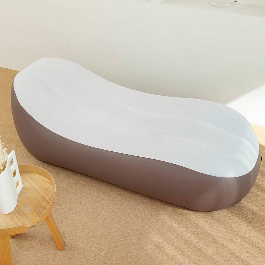 Portable Inflatable Sofa Lounger, Suitable For Camping, Picnics And Beach Outings. Can Be Used Indoors And Outdoors. An Essential Item For Home Living Spaces And Balconies.