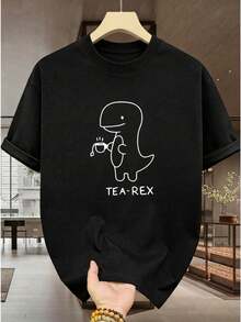Men T-Shirt Co-Ords - Black 2 - View 2