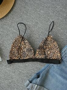 2026夏季新款性感豹纹吊带背心，街头Y2K风格露背露脐短款露腰上衣，美式性感无钢圈文胸，适合日常穿着、海滩度假 - 豹紋色 - 查看 10