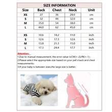 Black & White Striped Dog Clothes, Lightweight Breathable Pet Pajamas For Small Dogs Like Poodle And Teddy, Classic Black And White Striped Dog Belly Wrap, Small Dog Anti-Shedding Sleeping Clothes - Black and White - View 2