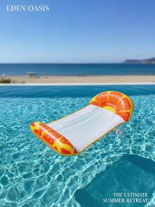 Inflatable Fruit Floating Bed, Foldable Summer Water Entertainment Floating Bed, Swimming Pool Party Floating Chair - 彩色 - 查看 14