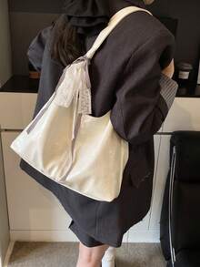 Women's Faux Leather Large Capacity Casual Shoulder Bag/Underarm Bag - Multicolor - View 6