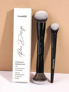MAANGE 1/2 cọ tán má hồng chuyên nghiệp mềm mại, thích hợp cho các sản phẩm dạng lỏng, kem và phấn - Có thể dùng để đánh má hồng, làm mịn da và làm lớp lót, được làm từ sợi mềm mại, nhẹ nhàng trên da, thích hợp để mang theo khi đi du lịch, sử dụng tại nhà hoặc ngoài trời, là món quà phụ kiện trang điểm tuyệt vời cho bạn bè, cũng có thể được sử dụng như cọ nền, cọ che khuyết điểm, cọ má hồng, cọ tạo khối, cọ bronzer, cọ phấn phủ, v.v. - màu đen - Xem 14