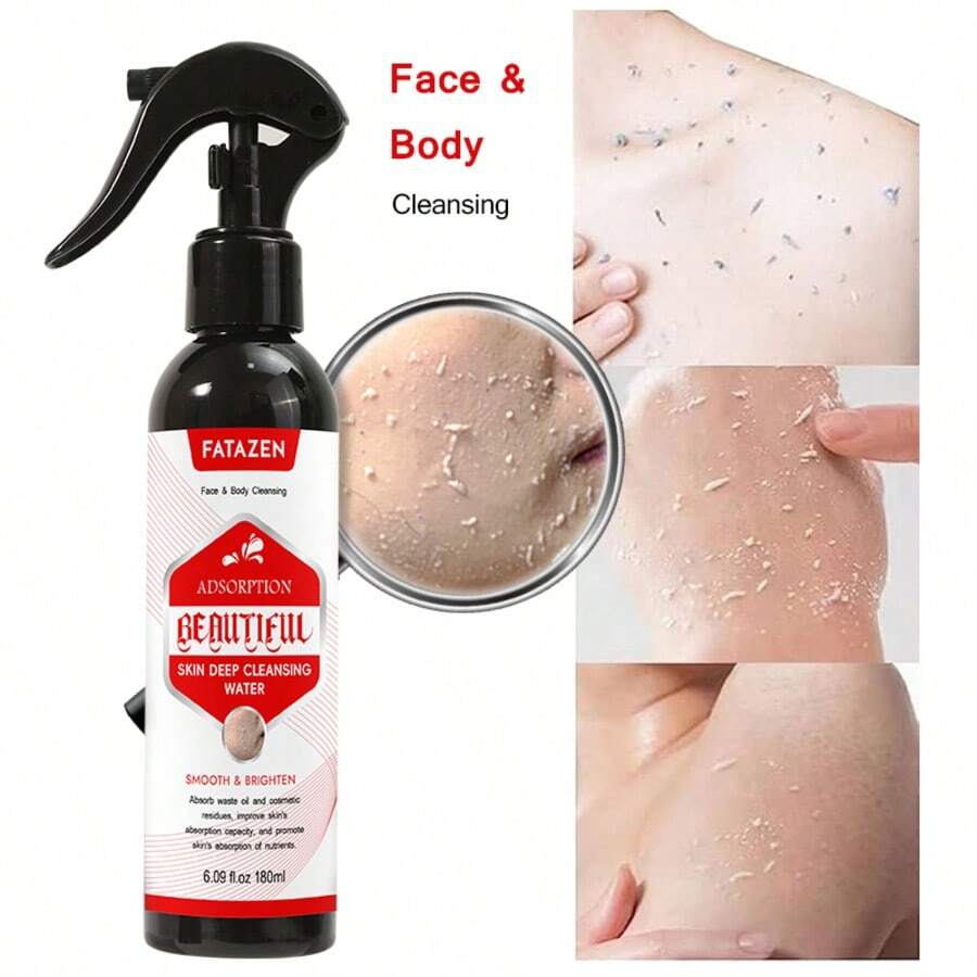 Xịt tẩy tế bào chết toàn thân FATAZEN 180ml AHA, tẩy tế bào chết nhẹ nhàng cho tay, chân, lưng, giảm dày sừng nang lông, dưỡng ẩm cho da thô ráp. - Axit trái cây - Xem 1