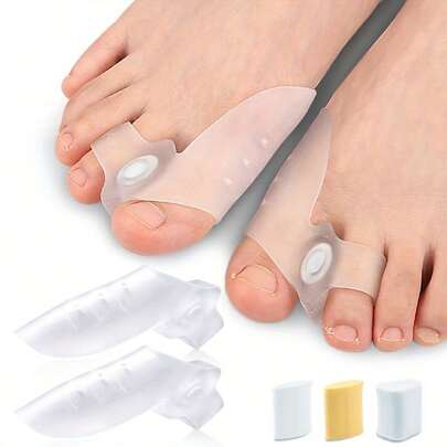 8 Parça/Set: 2 Silikon Parmak Ayırıcı ve 6 Ayarlanabilir Modül, Erkekler ve Kadınlar İçin Uygun, Silikon Ayak Parmağı Ayırıcı ve Ayak Parmağı Ara Parçası, Ayak Parmağı Sürtünmesini Önler, Günlük Kullanım ve Aktiviteler İçin Uygundur, Yıkanabilir ve Tekrar Kullanılabilir, Unisex Ayak Koruma Kılıfı Ayak Parmağı Ayırıcı Pedleri, Ayak Bakım Tabanlıkları