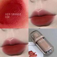 HERORANGE 冷棕色哑光唇釉，丝绒雾面妆效，持久显色，提亮日常裸妆 - 彩色 - 查看 6