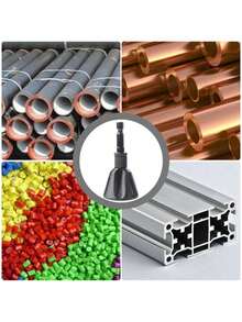 1 st gradningsverktyg, spännhylsborr, fasningsverktyg för metallfräs, slipvinkeltrimning, lämplig för olika spännhylsborrverktyg - Multifärgad - Visa 7