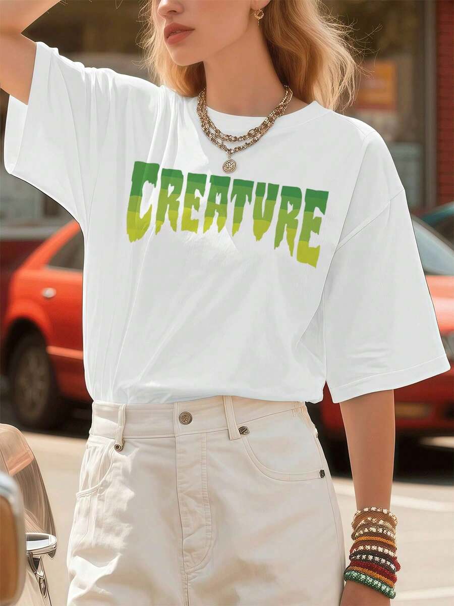 Camisetas femininas - Branco - Ver 1