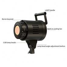 Bowens Video Studio Kit 135W Photography Light Dimmable Kit LED Lamp 2m Tripod Flash Studio Accessories 3000-6500K 3 Colors - Ver 6