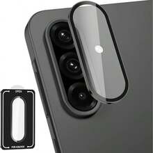 1pc Camera Lens Protector, Suitable For Samsung Galaxy A07/A17/Z Fold7/A26/A36/A56A37/A57/S25 Edge, Metal Ring Tempered Lens Protector, Aluminum Alloy Frame, Rear Camera Screen Protector And Lens Cap, Easy Installation With Locator. Suitable For Daily, Office And Home Use. Waterproof, Anti-Fall, Anti-Scratch And Anti-Fingerprint. A Complete Smartphone Accessory. - Multicolor - View 23
