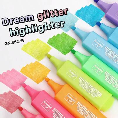 Bộ bút dạ quang góc cạnh 8 màu, lý tưởng để làm nổi bật thông tin quan trọng trong sách giáo khoa, ghi chú và tài liệu, giúp ôn tập và ghi nhớ nhanh chóng. Sử dụng các màu khác nhau để phân loại nội dung và nâng cao hiệu quả tổ chức kiến thức. Một công cụ đánh dấu huỳnh quang đa năng cho việc học tập, công việc văn phòng, xử lý tài liệu, sáng tạo, thiết kế, giáo dục và giảng dạy, giúp ngăn ngừa lem mực.