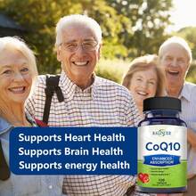 La coenzima Q10 orgánica y de alta absorción mantiene la salud vascular, repone la energía y promueve la salud cerebral - 120 cápsulas - Ver 3