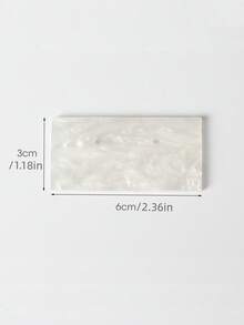 亚克力白色波纹耳环展示板，透明首饰收纳架，季节性耳钉架，耳环架 - 彩色 - 查看 7