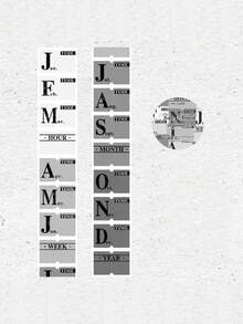 1 Roll English Text Decorative Adhesive Tape, Suitable For Scrapbooking, Planner, Diary, Magazine Collage - Label Font Series - View 14