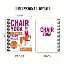 30-Day Chair Yoga Challenge: A Daily 10-Minute Guide To Easy Weight Loss For Seniors And Beginners (With Spiral-Bound Exercise Manual) - 1pc - View 3