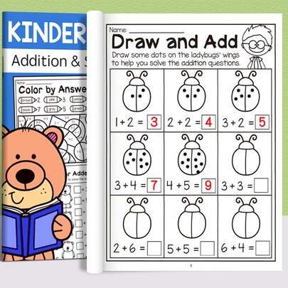 Telling Time Practice Workbook, Early Education Cognitive Clock Disassembly Time Learning Book
