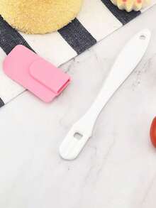1pc Silicone Spatula Set, Jam Spreading Scraper, Butter Cream Icing Knife, Baking Tool - View 3