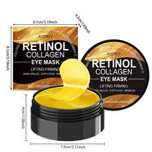 Xioimy 60片视黄醇蛋白眼膜；蕴含视黄醇/胶原蛋白/玻尿酸，深层滋养保湿，改善细纹，淡化黑眼圈，提拉眼周轮廓，令眼周肌肤紧致、水润、柔嫩。 - 數量 - 查看 9