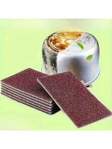 Magic Cleaning Sponge Set - Versatile Scrub Pad For Pots, Pans, Tiles And Descaling - Rust Removal, Dishwashing And Iron Removal - Scratch Free Materials - Home And School Cleaning Supplies - 10件 - 查看 2