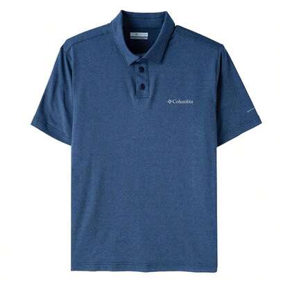 Columbia Parsons Point? Men's Polo Shirt, Comfortable Casual Outdoor Short Sleeve Polo Shirt