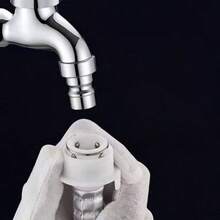 Vòi máy giặt 4 chiều, vòi rửa nhà bếp chống nổ, chống bắn tóe, đa chức năng, có thể kéo dài. - Nhiều màu - Xem 3