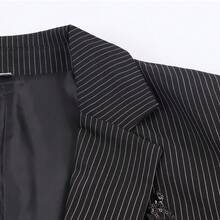 Áo blazer nữ phong cách Âu Á, thời trang mùa xuân mới, thanh lịch, đa năng, thêu đính sequin của ZA. - màu đen - Xem 4
