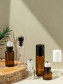 Rollerball Set For Bottles: Each Rollerball Holds 0.03 Oz And Features A 2mm Ball Design, Rollerball Bottle - Essential Oil Sample Vial / Light-Blocking Perfume Decanting Bottle, Perfect For Travel-Sized Perfumes, Essential Oils, Or Skincare Samples, Allowing For Easy Refills While On The Go - Multicolor - View 7