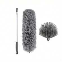 2/3/4/6pcs Microfiber Duster Set, Extendable Feather Duster Handle, Reusable Flexible Cleaning Duster, Lightweight And Washable, Suitable For Ceiling Fan, Car - Multicolor - View 15