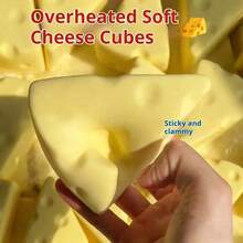 青少年减压玩具 仿真奶酪挤压玩具 - 彩色 - 查看 4