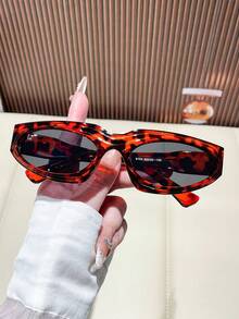 1 Pair Fashionable Y2K Black Glasses, Suitable For Beach And Travel, Retro Cat Eye Sports Glasses Frame, Suitable For Outfits And Back To School Season - Tofu Pudding - View 2