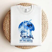 Women T-Shirt Print Artorias Of The Abyss T-Shirt, Dark Souls T-Shirt, Demons Souls, FromSoftware - 白色 - 查看 3