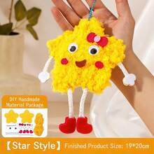 Sewing Kit For Beginners Easy DIY Projects Cute Cartoon Star Fruits Dolls Make Your Own Pendant Charms Birthday Gift Felt Crafts - Hand-sewn Pendants - View 9